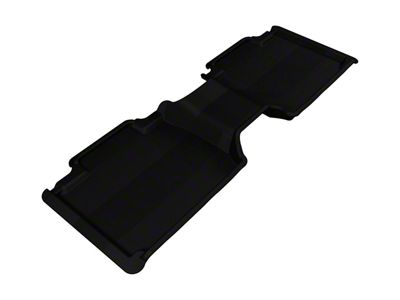3D MAXpider KAGU Series All-Weather Custom Fit Rear Floor Liners; Black (05-11 Tacoma Access Cab)
