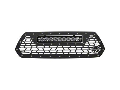 Vision X Upper Replacement Grille with 20-Inch Light Bar Opening; Satin Black (16-23 Tacoma)