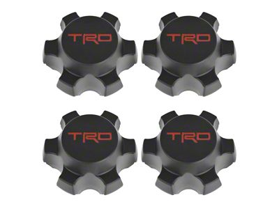 4-Wheel Caps with TRD Logo for 16-Inch 6-Spoke Wheels (05-15 Tacoma)