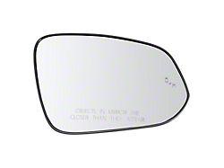 Heated Blind Spot Detection Mirror Glass; Passenger Side (16-21 Tacoma)
