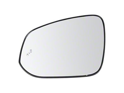 Heated Blind Spot Detection Mirror Glass; Driver Side (16-21 Tacoma)