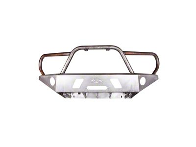 APEX Front Bumper with Full Hoop; Black Steel (05-15 Tacoma)