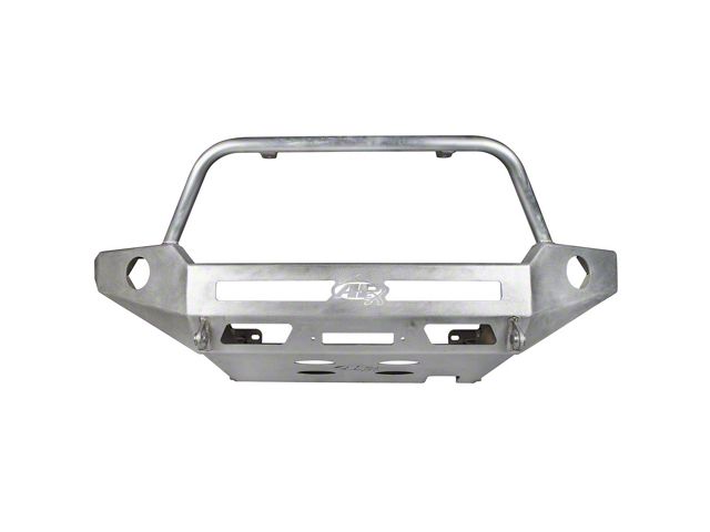 APEXG3N Front Bumper with Center Hoop; Black Aluminum (16-23 Tacoma)