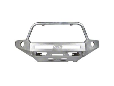 APEXG3N Front Bumper with Center Hoop; Black Aluminum (16-23 Tacoma)