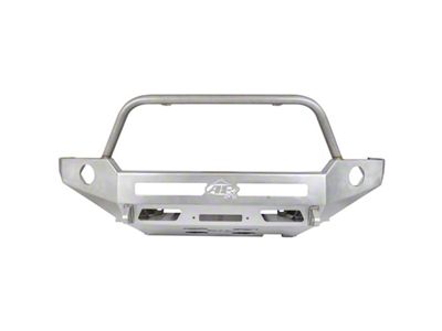 APEXG3N Front Bumper with Center Hoop; Black Steel (16-23 Tacoma)