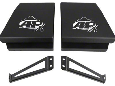 Dual Swing Out Bumper Side Extensions; Black (16-23 Tacoma)