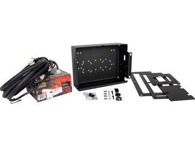 Non-Locking Steel Door Bed Compressor Box Mount with 12V On-Board Compressor; Passenger Side (05-23 Tacoma)