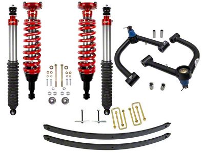 Toytec 2 to 3-Inch 2.0 Aluma Series Suspension Lift System with Shocks and Ball Joint Upper Control Arms (16-23 Tacoma)