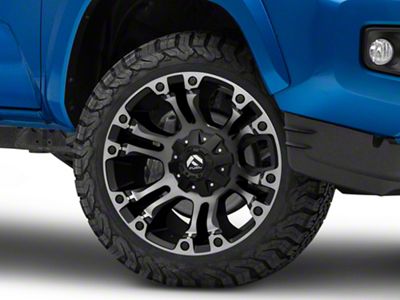 Fuel Wheels Vapor Matte Black with Gray Tint 6-Lug Wheel; 17x9; 1mm Offset (16-23 Tacoma)