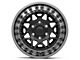 Black Rhino Alpha Matte Black with Gunmetal Lip 6-Lug Wheel; 18x9; 0mm Offset (16-23 Tacoma)