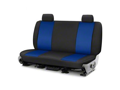 Covercraft Precision Fit Seat Covers Endura Custom Front Row Seat Covers; Blue/Black (09-14 Tacoma w/ Bench Seat)