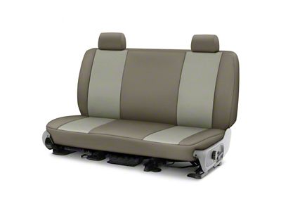 Covercraft Precision Fit Seat Covers Endura Custom Front Row Seat Covers; Silver/Charcoal (09-14 Tacoma w/ Bench Seat)