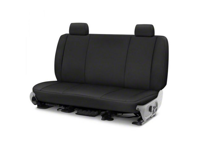 Covercraft Precision Fit Seat Covers Endura Custom Front Row Seat Covers; Black (05-08 Tacoma w/ Bench Seat)