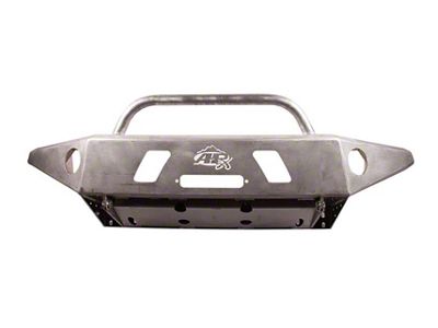 APEX Front Bumper with LED Hoop; Bare Aluminum (05-15 Tacoma)