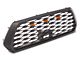 RedRock Baja Mesh Upper Replacement Grille with LED Lighting; Matte Black (16-23 Tacoma)
