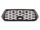 RedRock Baja Mesh Upper Replacement Grille with LED Lighting; Matte Black (16-23 Tacoma)