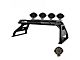 Atlas Roll Bar with 7-Inch Black Round LED Lights for Tonneau Cover; Black (05-23 Tacoma)
