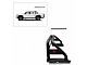 Classic Roll Bar with 40-Inch LED Light Bar for Tonneau Cover; Black (05-23 Tacoma)