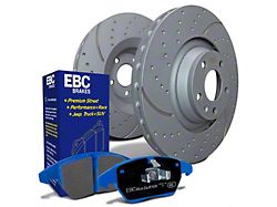 EBC Brakes Stage 6 Bluestuff 6-Lug Brake Rotor and Pad Kit; Front (05-23 Tacoma)