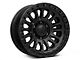Fuel Wheels Rincon Matte Black with Gloss Black Lip 6-Lug Wheel; 18x9; -12mm Offset (16-23 Tacoma)