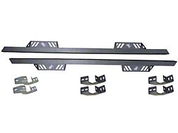 Fishbone Offroad Side Step Bars; Textured Black (05-23 Tacoma Double Cab)