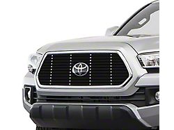 Rugged Billet Grille Insert; Black (18-19 Tacoma w/ Front Parking Sensors)