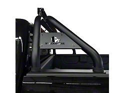 Classic Roll Bar with 5.30-Inch Red Round LED Lights; Stainless Steel (15-23 Tacoma)