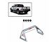 Classic Roll Bar for Tonneau Cover with 5.30-Inch Black Round Flood LED Lights; Stainless Steel (05-23 Tacoma)