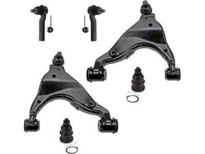 Front Lower Control Arms with Upper Ball Joints and Outer Tie Rods (05-15 5-Lug Tacoma)