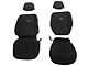 Rough Country Neoprene Front and Rear Seat Covers; Black (05-15 Tacoma w/ Rear Fold Down Arm Rest)
