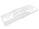 SEC10 Rear Bed Compass Decal; White (05-23 Tacoma)