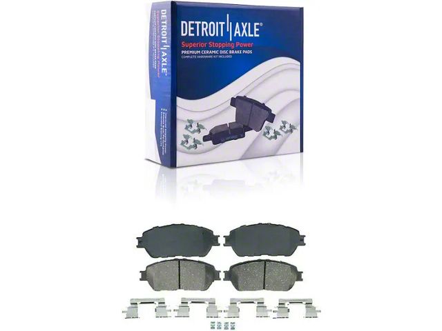 Ceramic Brake Pads; Front Pair (05-15 2WD Tacoma, Excluding Pre Runner)