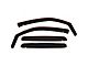 In-Channel Window Deflectors; Front and Rear; Matte Black (05-23 Tacoma Double Cab)