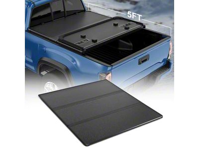 Hard Folding Tri-Fold Tonneau Cover (05-23 Tacoma w/ 5-Foot Bed)