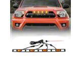 Raptor Style Grille Lights; Amber (12-15 Tacoma TRD Pro)