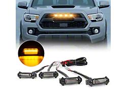 Raptor Style Grille Lights; Yellow (16-23 Tacoma TRD Pro)