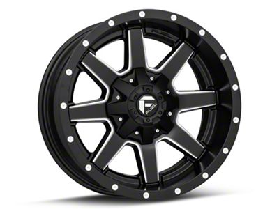 Fuel Wheels Maverick Matte Black Milled 6-Lug Wheel; 22x10; 10mm Offset (2024 Tacoma)