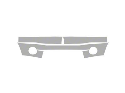 Paint Protection PPF Pre-Cut Kit; Front Bumper; Gloss (05-10 Tacoma X-Runner)