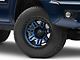 Fuel Wheels Syndicate Dark Blue with Black Ring 6-Lug Wheel; 17x9; -12mm Offset (05-15 Tacoma)