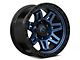 Fuel Wheels Syndicate Dark Blue with Black Ring 6-Lug Wheel; 17x9; -12mm Offset (05-15 Tacoma)