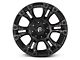 Fuel Wheels Vapor Matte Black Double Dark Tint 6-Lug Wheel; 18x9; 19mm Offset (05-15 Tacoma)