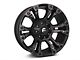 Fuel Wheels Vapor Matte Black Double Dark Tint 6-Lug Wheel; 18x9; 19mm Offset (05-15 Tacoma)