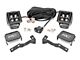 Rough Country Black Series Amber DRL LED Ditch Light Kit; Spot Beam (05-15 Tacoma)