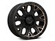 Fuel Wheels Traction Matte Black with Double Dark Tint 6-Lug Wheel; 17x9; 1mm Offset (2024 Tacoma)