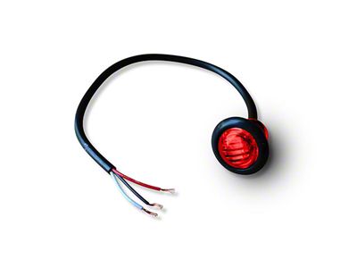 Poison Spyder 3/4-Inch LED Marker Lamp; Red
