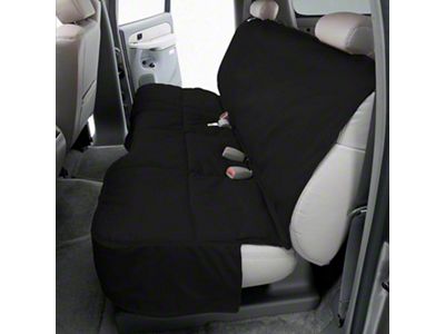 Covercraft Canine Covers Custom Padded Rear Seat Protector; Black (12-23 Tacoma Double Cab)