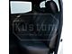 Kustom Interior Premium Artificial Leather Front and Rear Seat Covers; All Black (16-23 Tacoma Double Cab)
