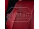 Kustom Interior Premium Artificial Leather Front and Rear Seat Covers; All Red (16-23 Tacoma Double Cab)