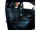 Kustom Interior Premium Artificial Leather Front and Rear Seat Covers; Black with Red Accent (16-23 Tacoma Double Cab)