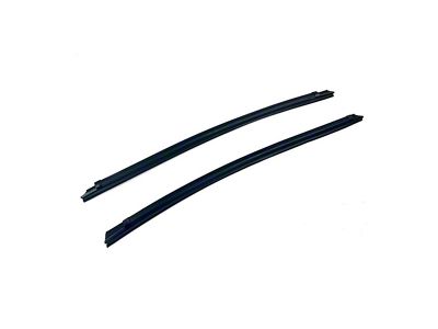 Rear Outer Belt Weatherstrip Kit; Driver and Passenger Side (05-15 Tacoma Double Cab)